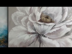 सनराइज सीस्केप ऑयल पेंटिंग पैलेट चाकू सेलबोट लचीला