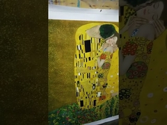 द किस पीपल ऑयल पेंटिंग लिनन कैनवास पर सजावटी