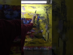 घर की साज-सज्जा के लिए रंगीन सार कैनवास कला पेंटिंग