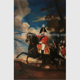 फ़्रेमयुक्त लोग तेल चित्रकला हस्तनिर्मित नेपोलियन युद्ध पेंटिंग 60 X 90 सेमी