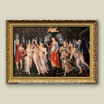 Classical Reproduction Oil Painting Canvas Hand Painted with Spring Allegory 36" x 48